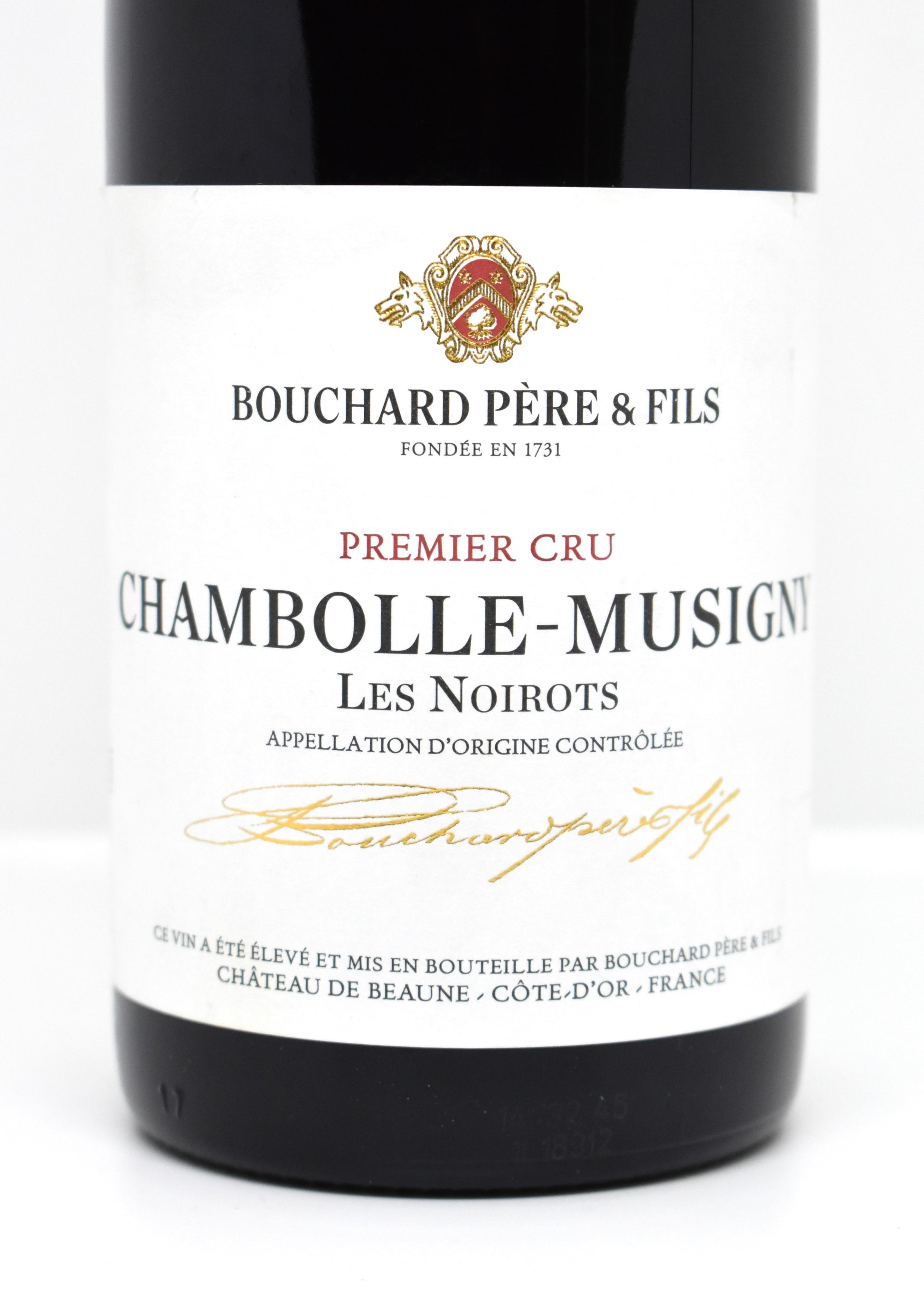 Étiquette Bouchard Père & Fils Chambolle-Musigny Les Noirots 2015