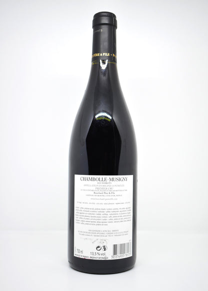 Achat Chambolle-Musigny Les Noirots 2015 parfait état conservation