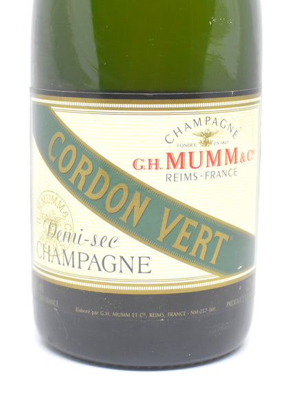 Acheter une bouteille de G.H. Mumm Cordon Vert Demi-Sec