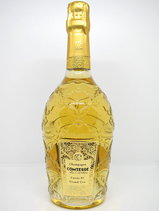 Champagne Comtesse de Cérhès - Cuvée 01 Grand Cru - Coffret Bois