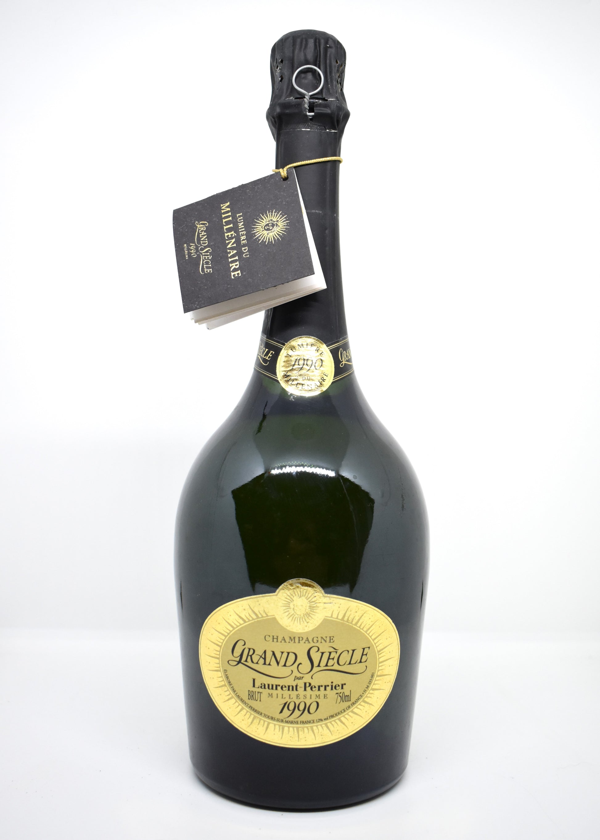Champagne rare pour collectionneur Grand Siècle etiquette dorée 1990