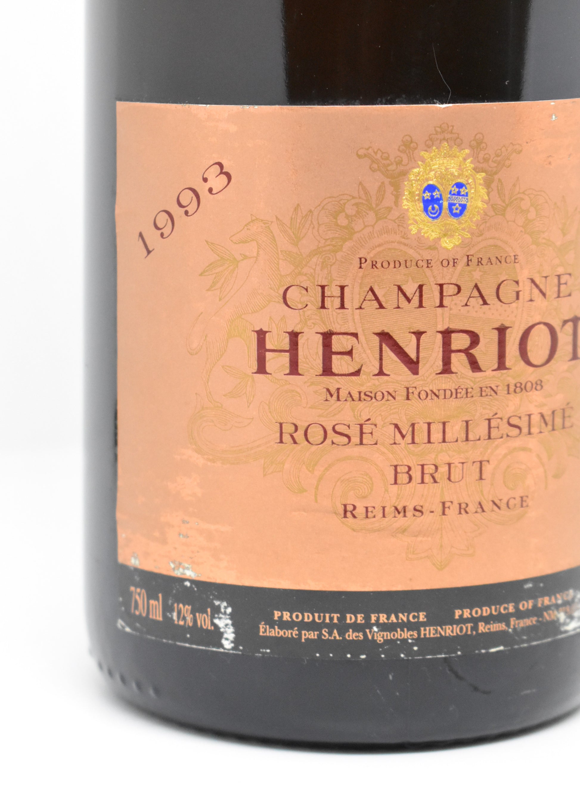 Brut Rosé 1993 Henriot étui d’origine