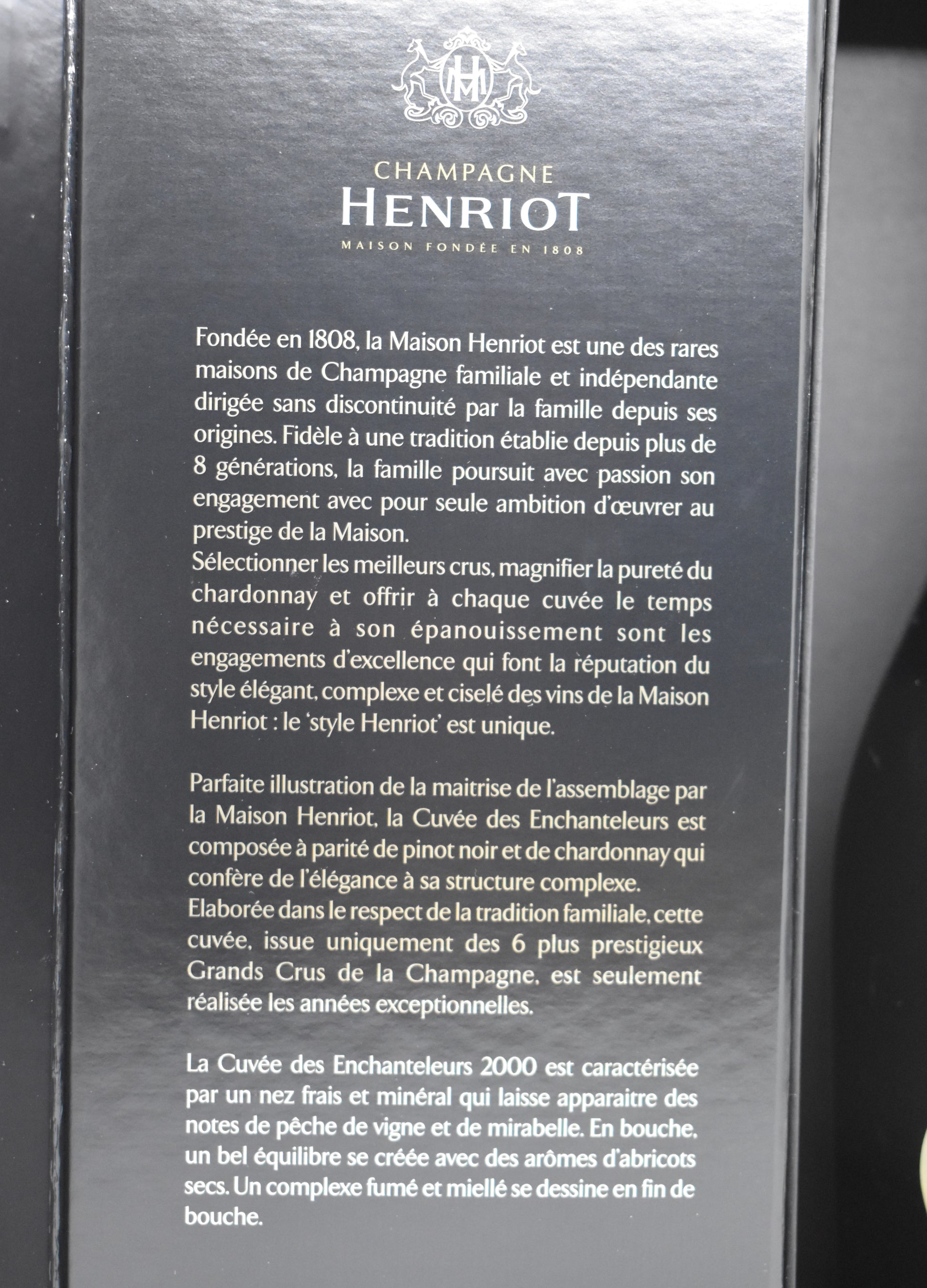 Grand champagne millésimé à offrir
