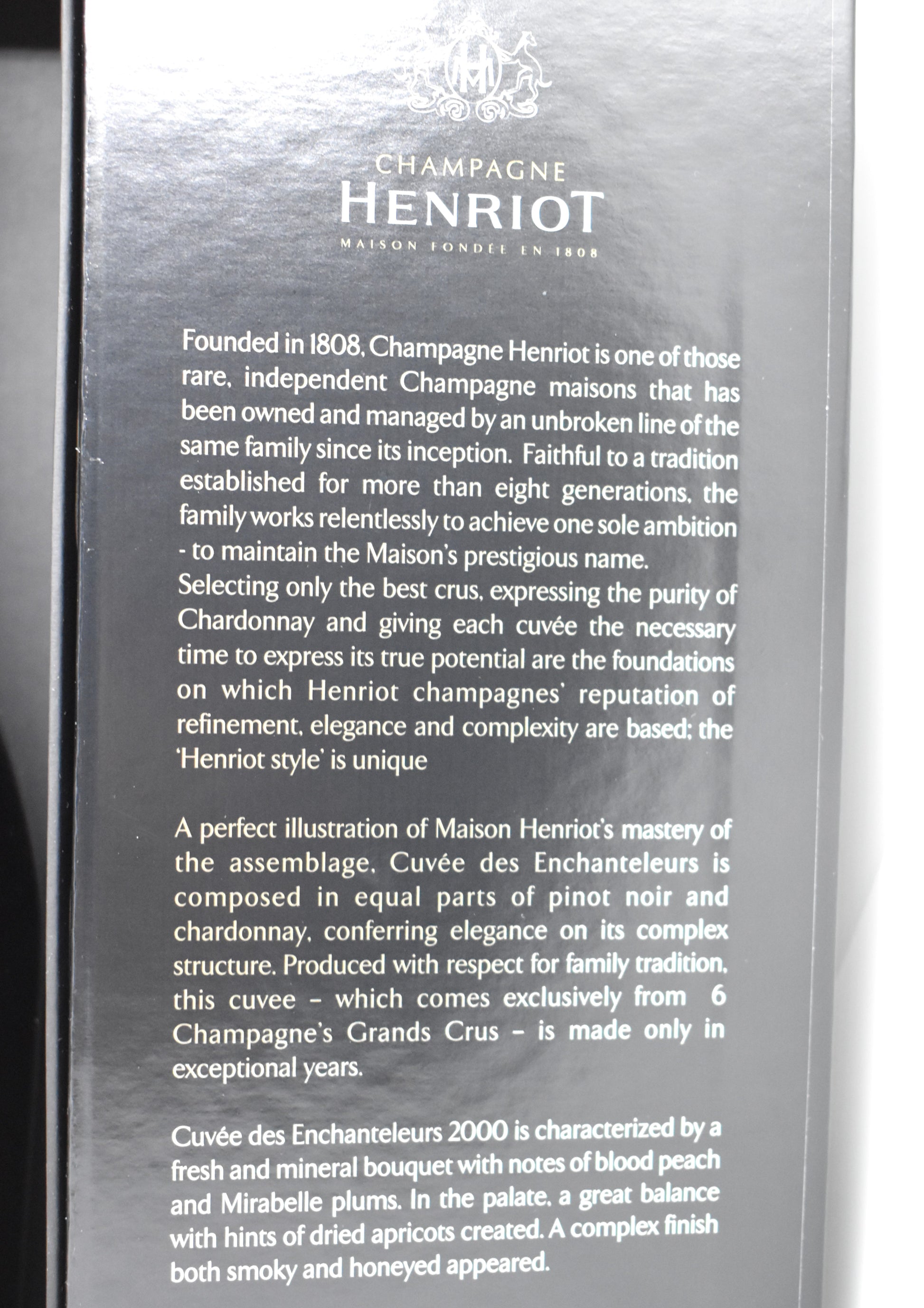 Cuvée prestige de la maison Henriot