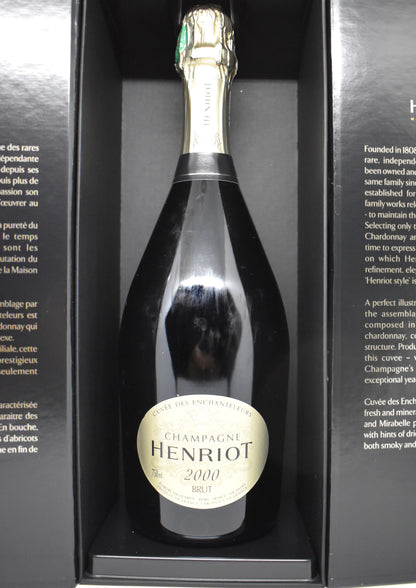 Champagne Henriot Cuvée des Enchanteleurs 2000 – Coffret d’origine