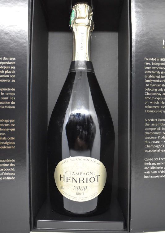Champagne Henriot Cuvée des Enchanteleurs 2000 – Coffret d’origine