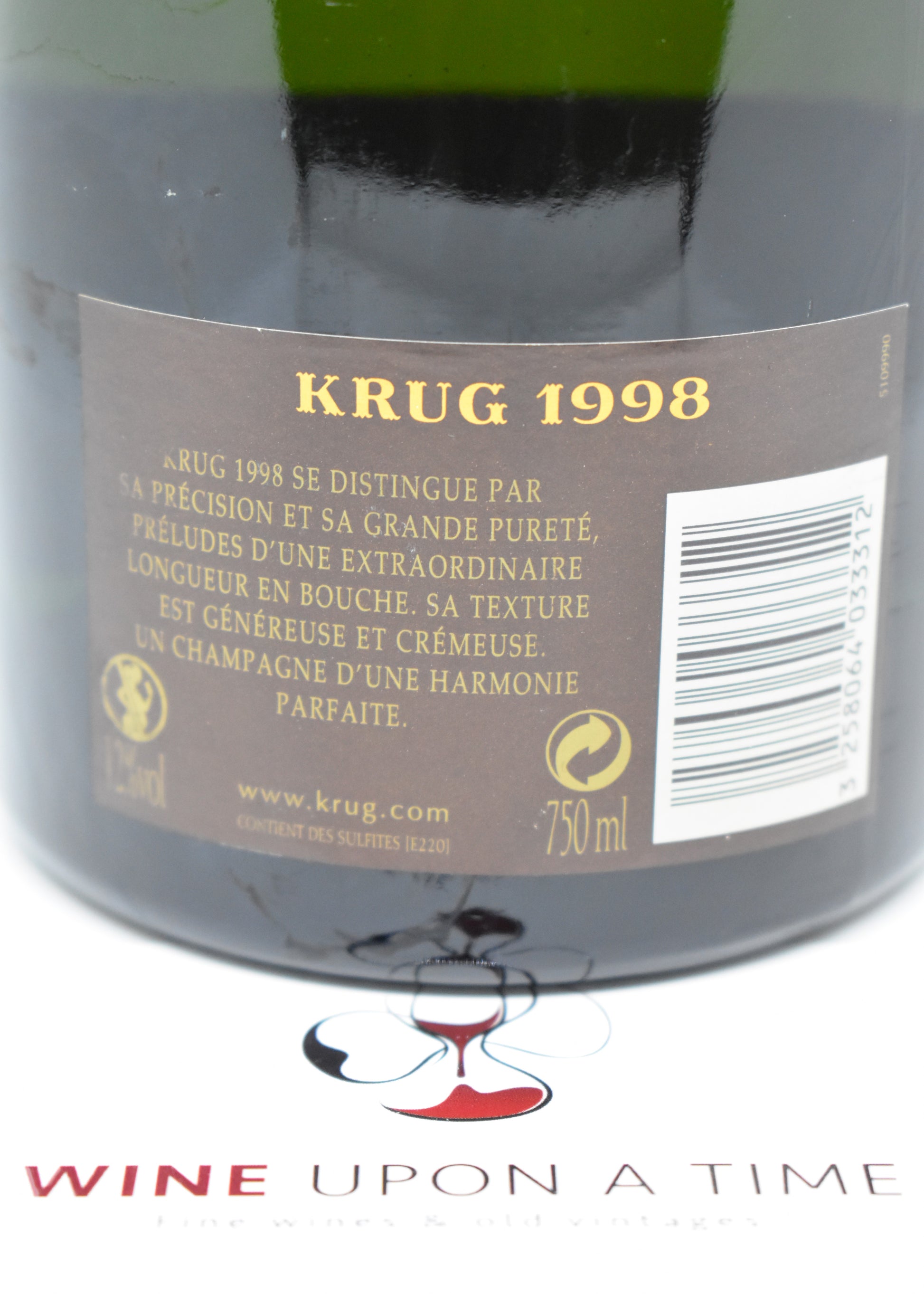 Collection Krug Vintage Brut 1998 à vendre