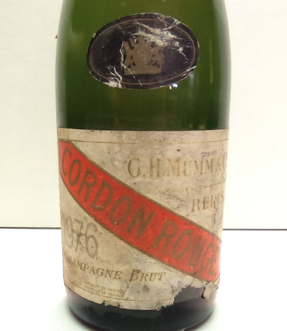 Mumm Brut Vintage 1976 - Champagne Cordon Rouge