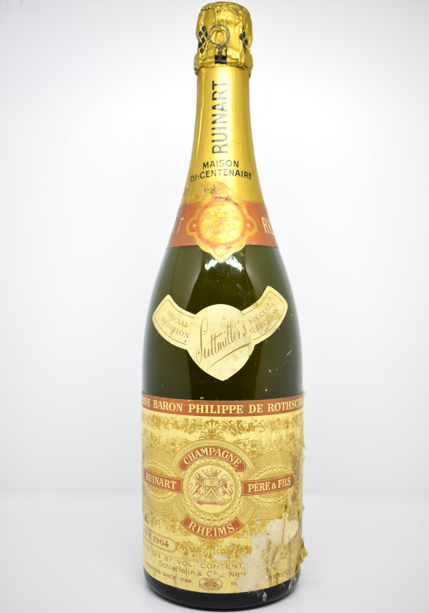 Champagne Ruinart 1964 - Cuvée Baron Philippe de Rothschild