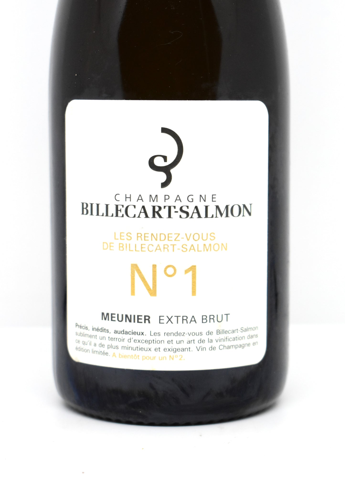 Billecart-Salmon Rendez-Vous N°1 2014 - Preuve d'authenticité de l'étiquette et du niveau