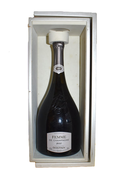 Close up original display box Magnum Champagne Duval Leroy 2000