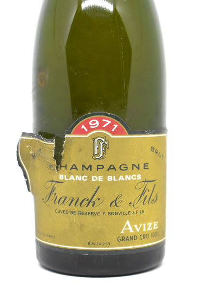Dégustation Champagne 1971 millésime légendaire prix