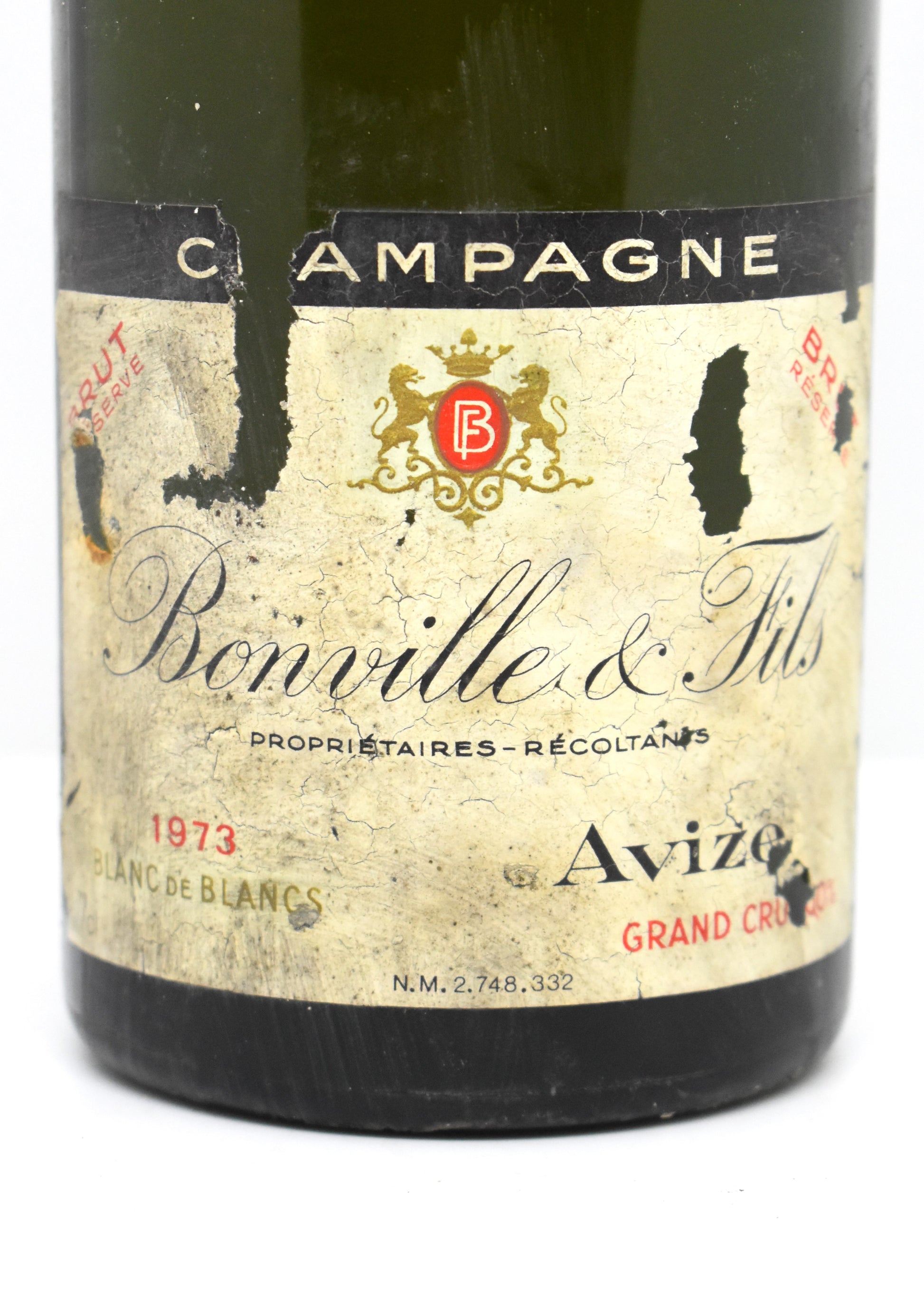 Achat Champagne Blanc de Blancs 1973 Avize Grand Cru