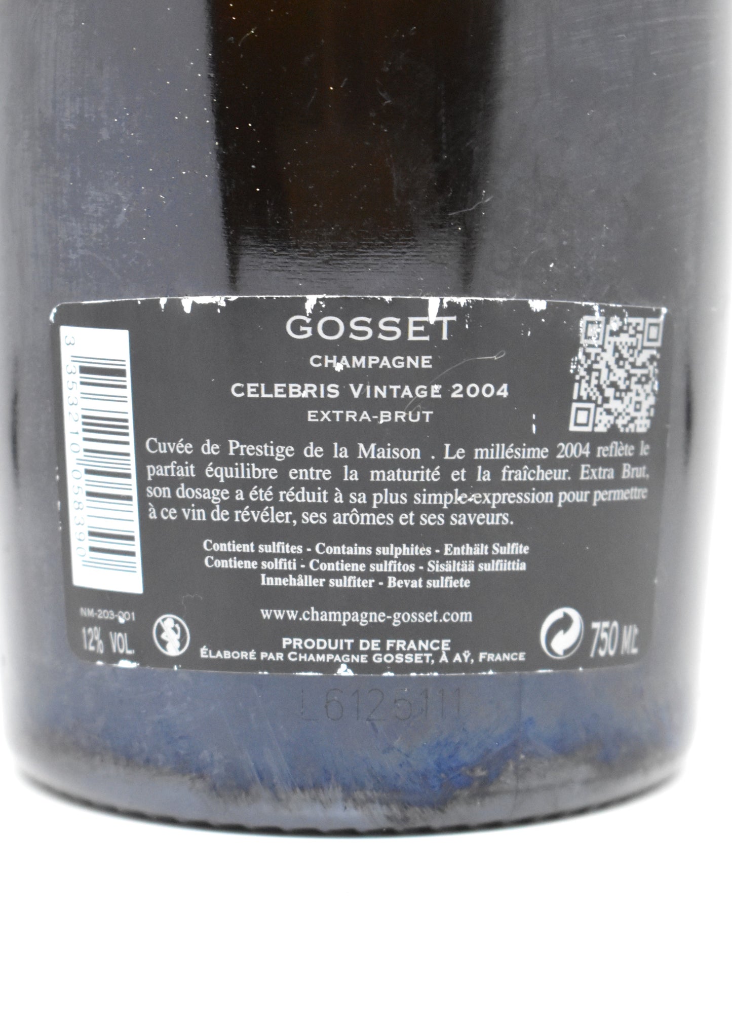 Rare vintage wine collection - Online shop Switzerland - Gosset Célébris 2004