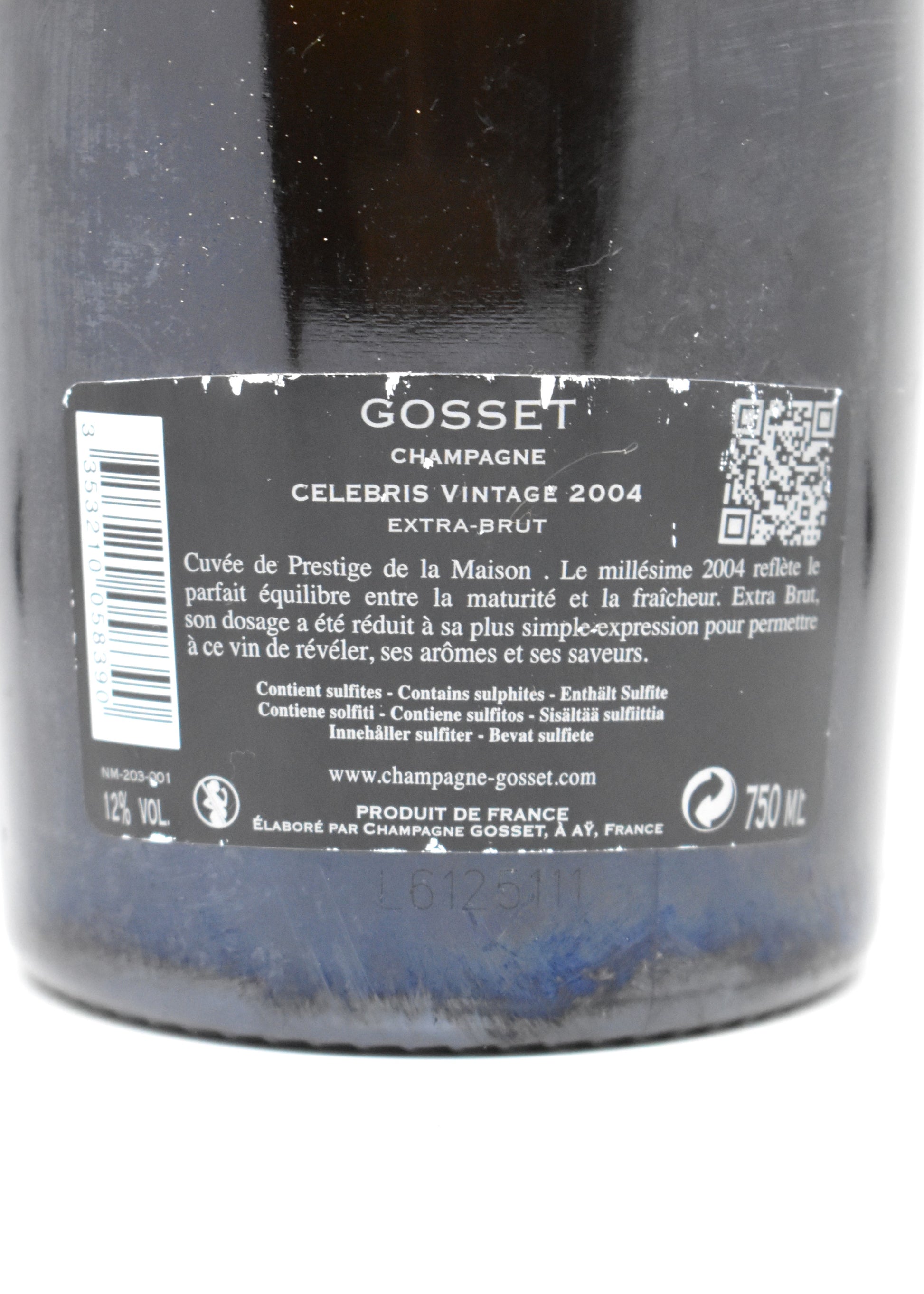 Rare vintage wine collection - Online shop Switzerland - Gosset Célébris 2004