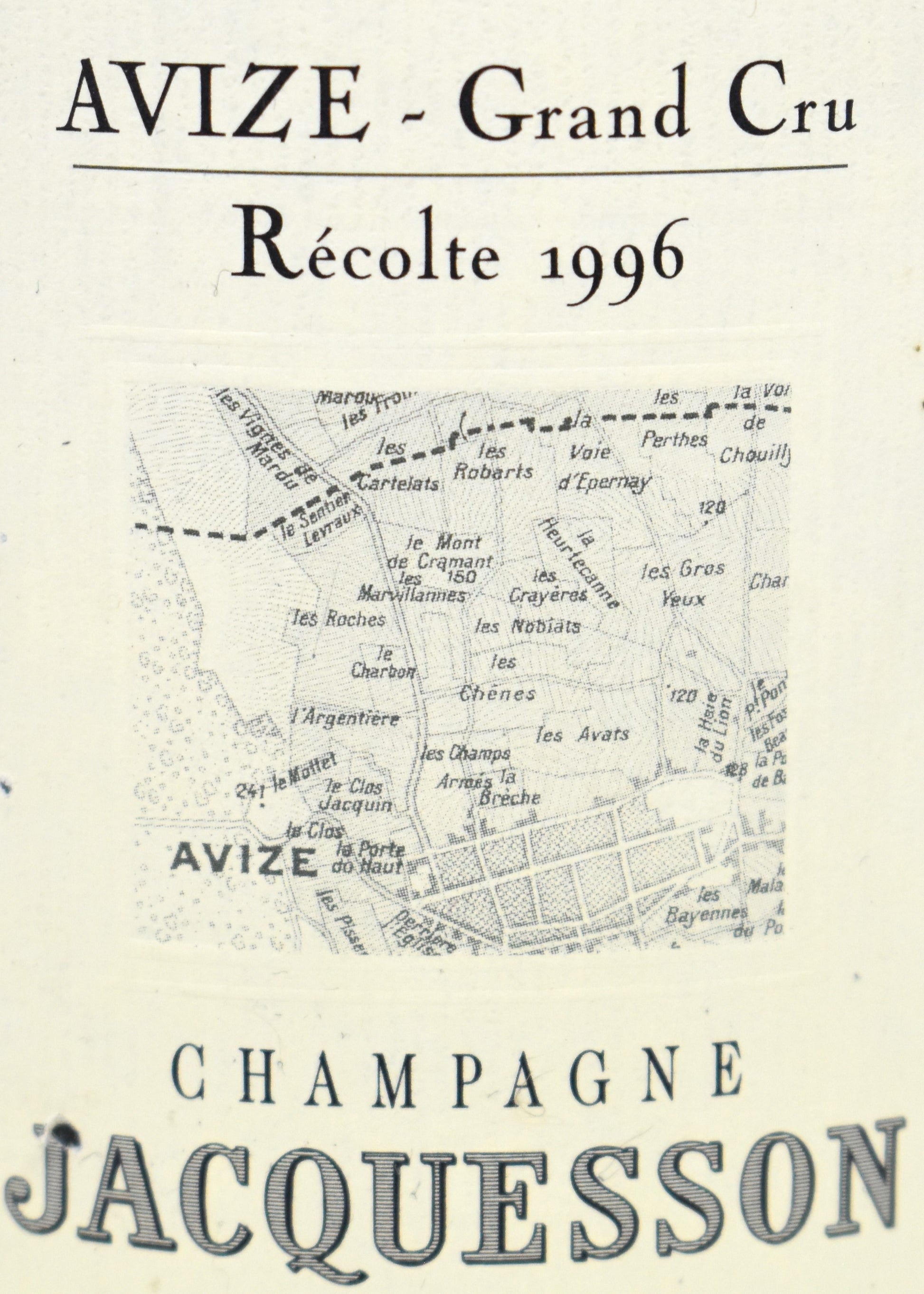 Champagne Jacquesson 1996 Avize Grand Cru