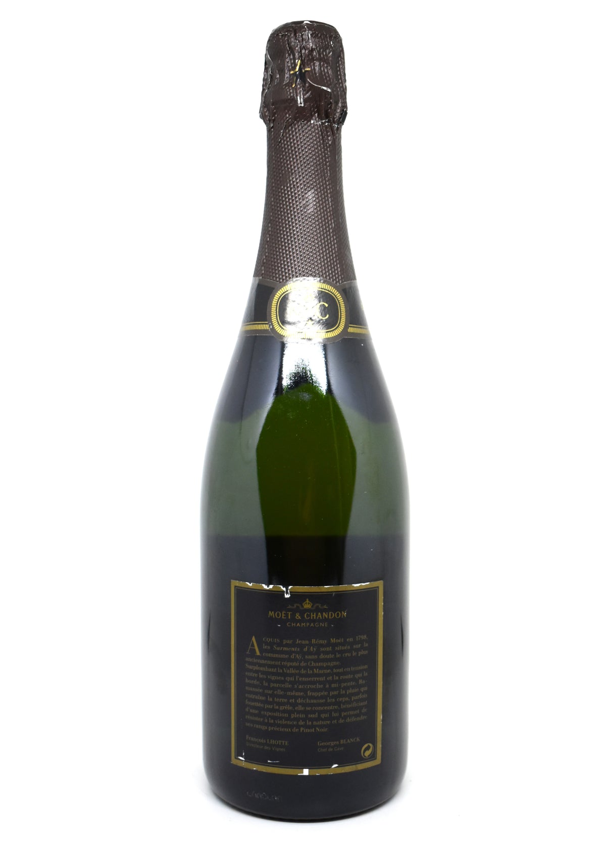 Rare Bottle of Moet Champagne for blind tasting