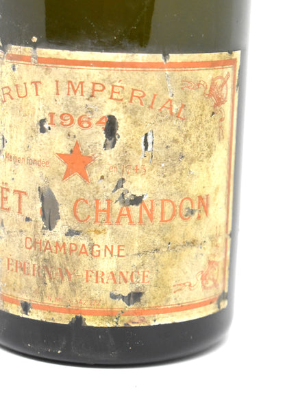 Bouteille Moët & Chandon 1964 provenance cave Épernay