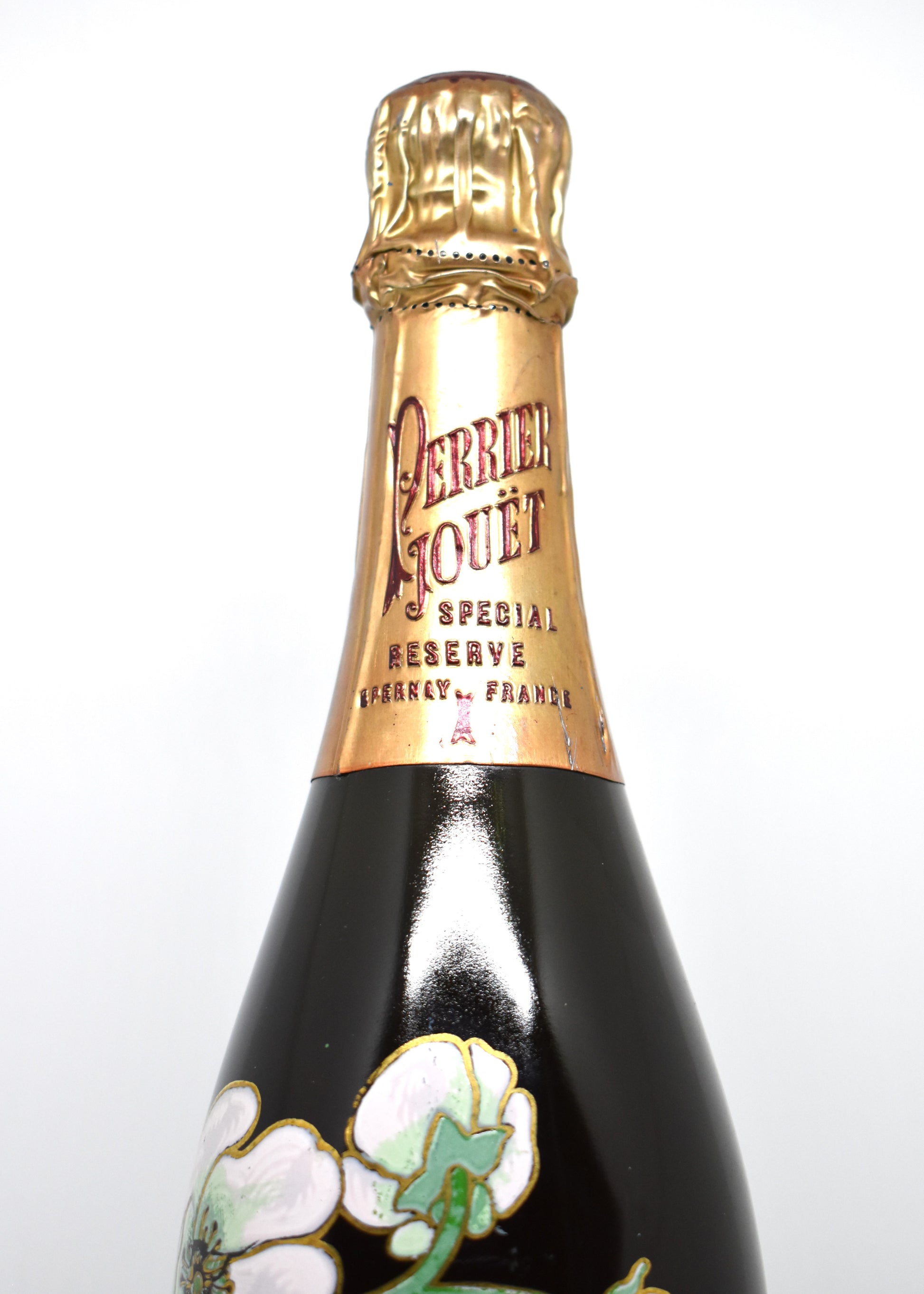 Rareté : Étiquette Perrier-Jouët 1975 avec les cinq étoiles collection