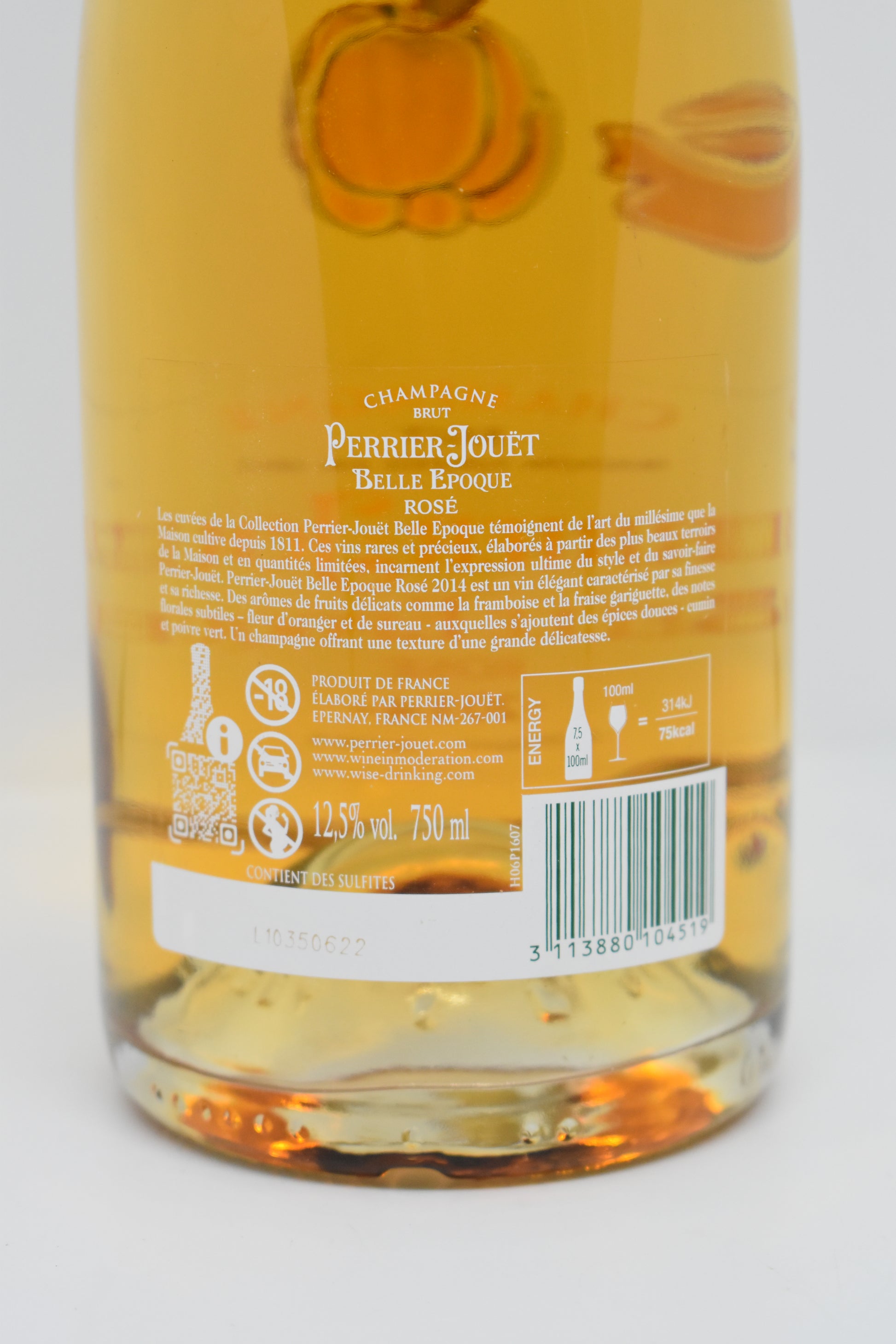Comment reconnaître un Perrier-Jouët Belle Époque Rosé parfaitement conservé ?