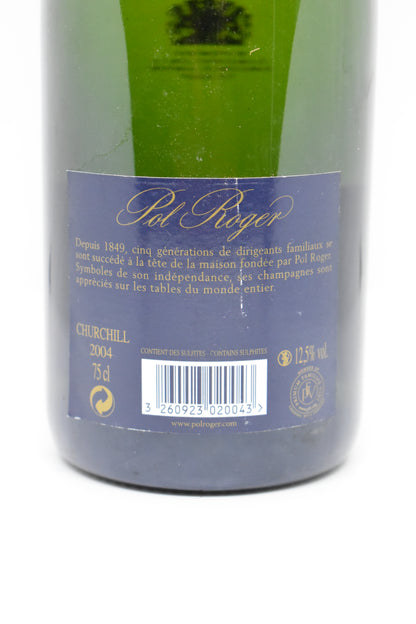Offrir une bouteille de Champagne de 2004 pour collectionneur ou grand amateur ? Pol Roger grande Cuvée 