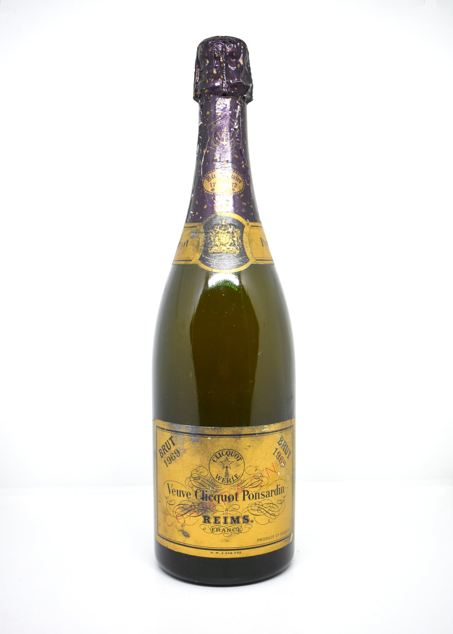 Où trouver un Champagne Veuve Clicquot 1969 authentique ?