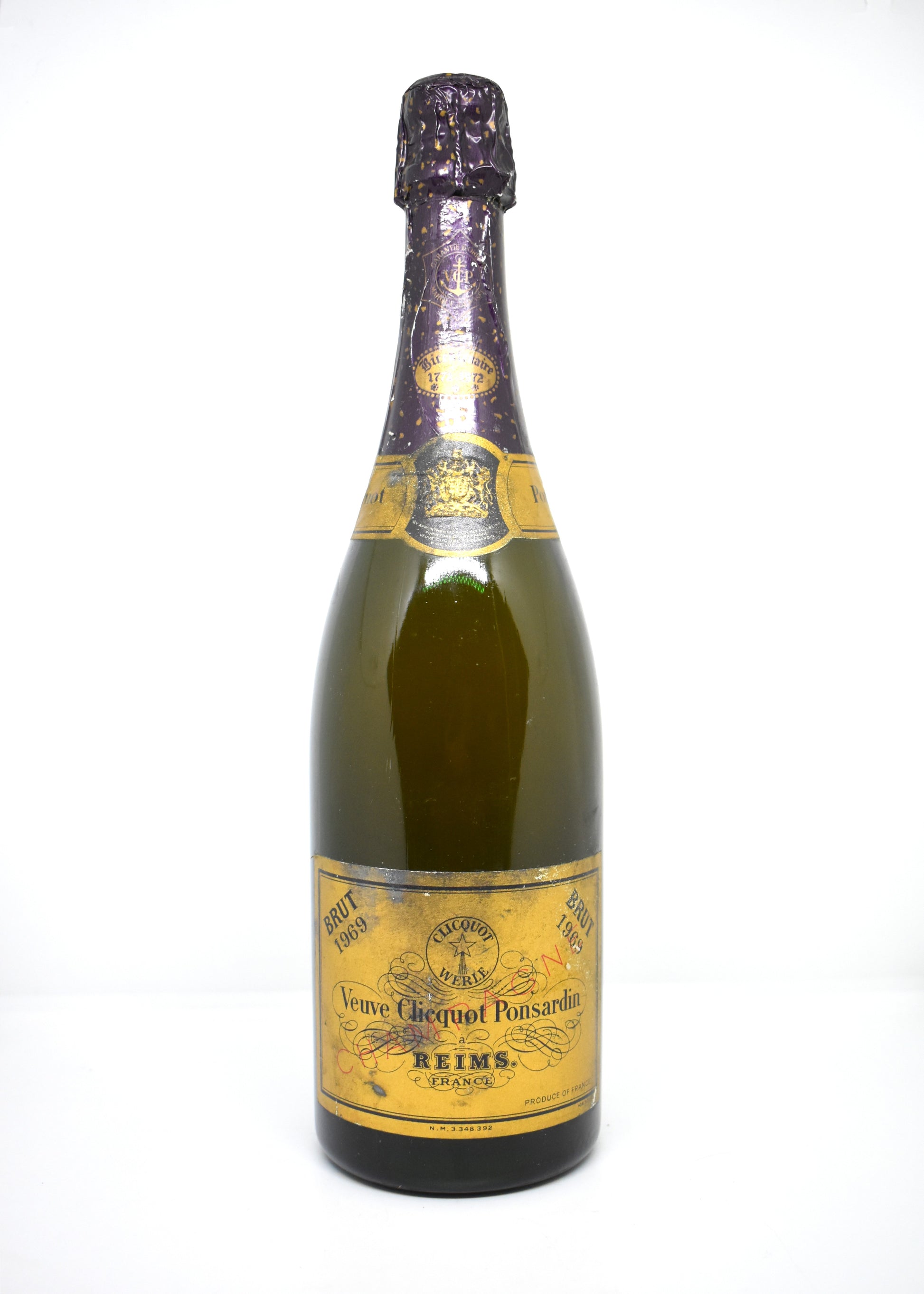 Où trouver un Champagne Veuve Clicquot 1969 authentique ?