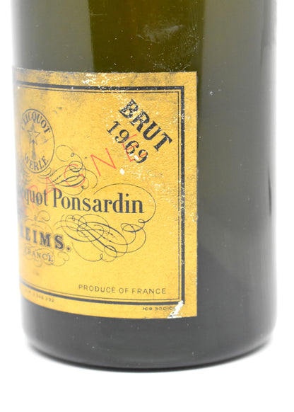 Best price for a rare 1969 Champagne bottle in Switzerland.