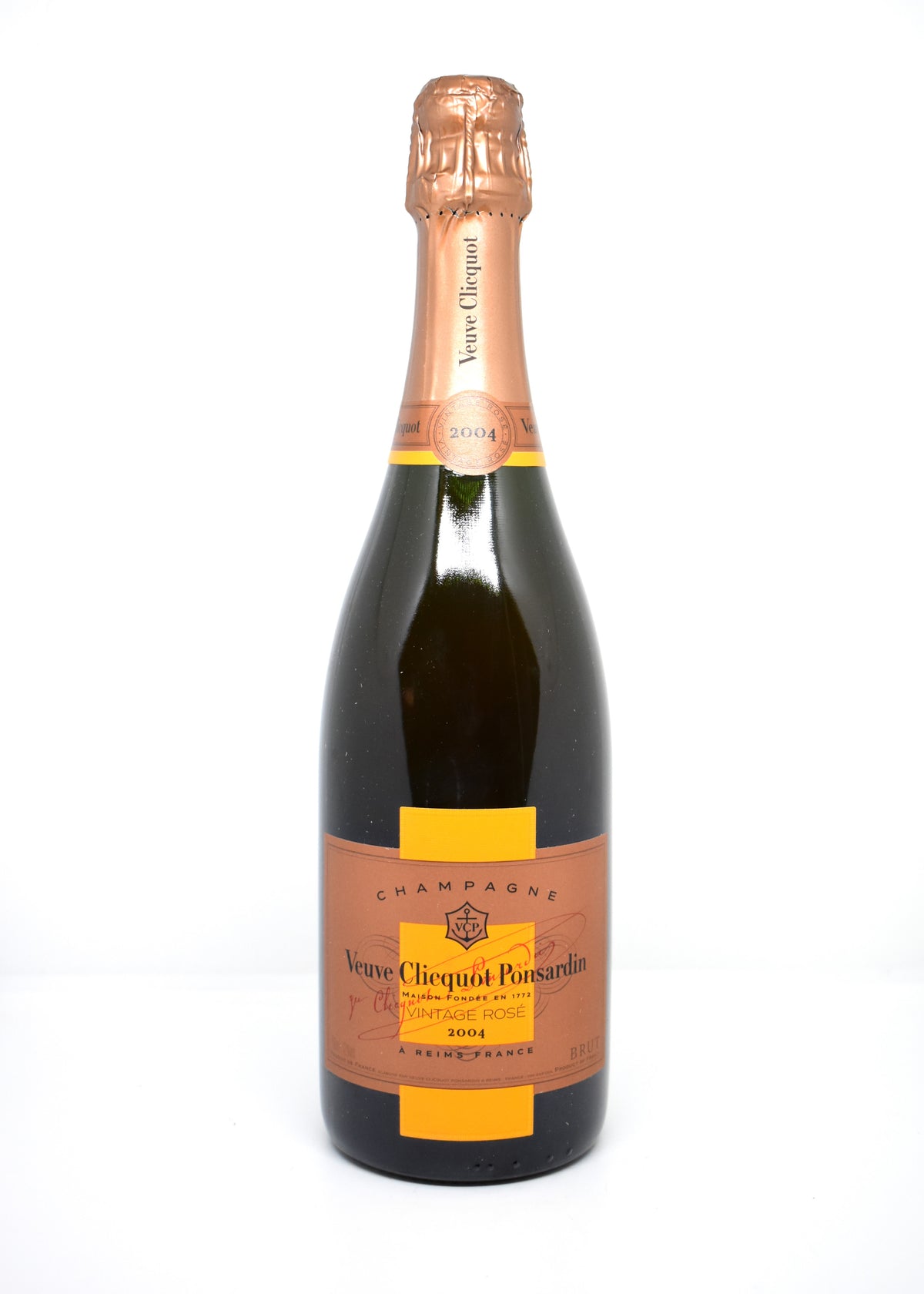 Tote Bag Vintage Veuve Clicquot Orange Champagne - Coton, Made In France - Occasion
