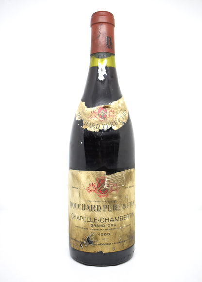 Bouteille Chapelle-Chambertin Grand Cru 1990 Bouchard Père & Fils vieux vin