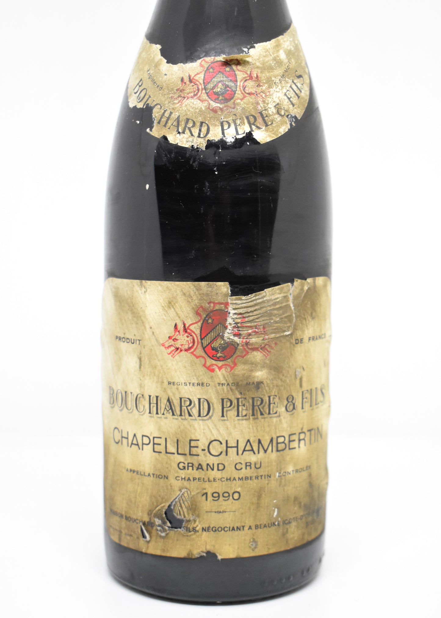 Achat Chapelle-Chambertin Grand Cru 1990 Bouchard conservation parfaite