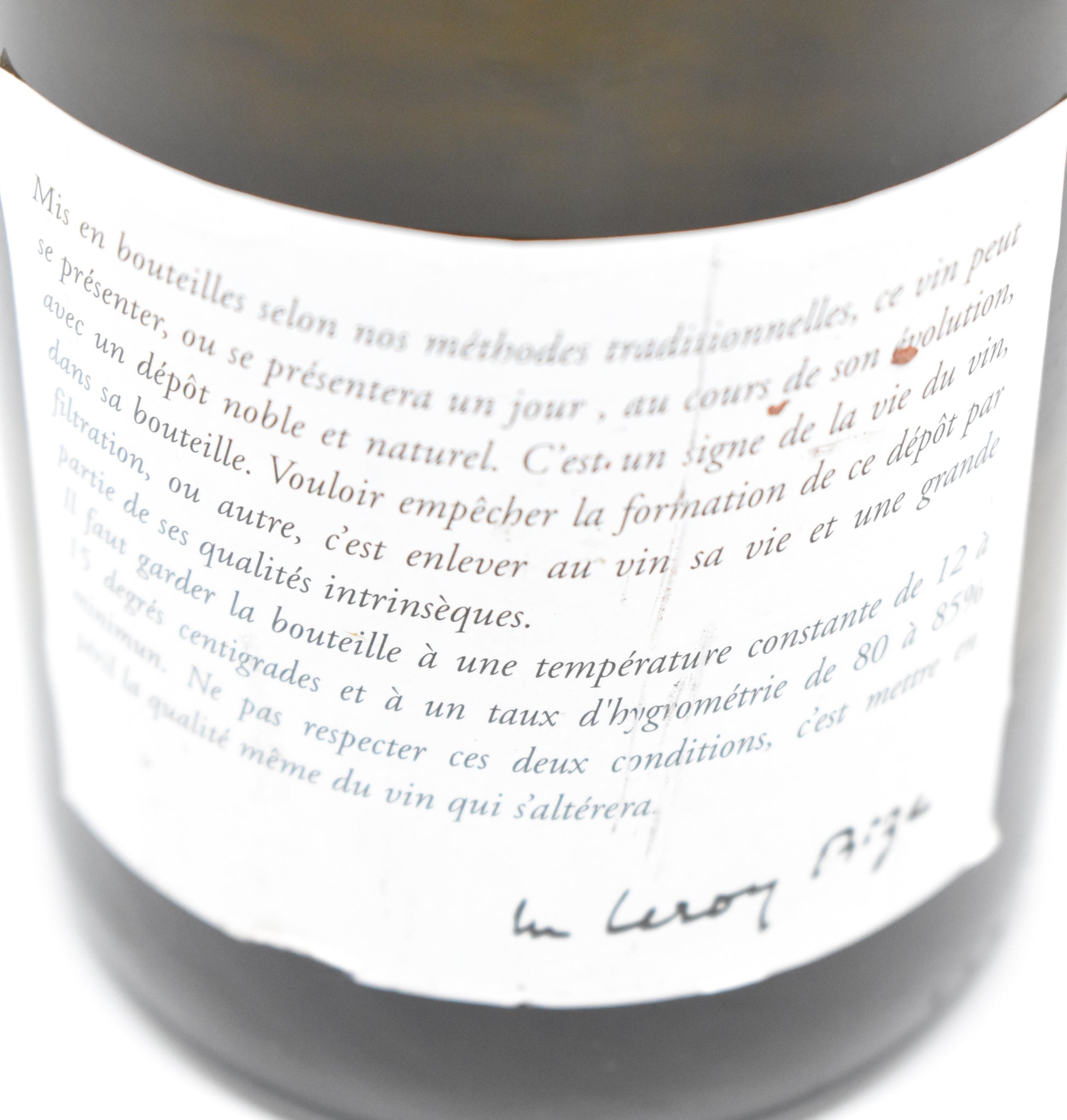 Domaine Leroy Chassagne-Montrachet 2014 prix ?
