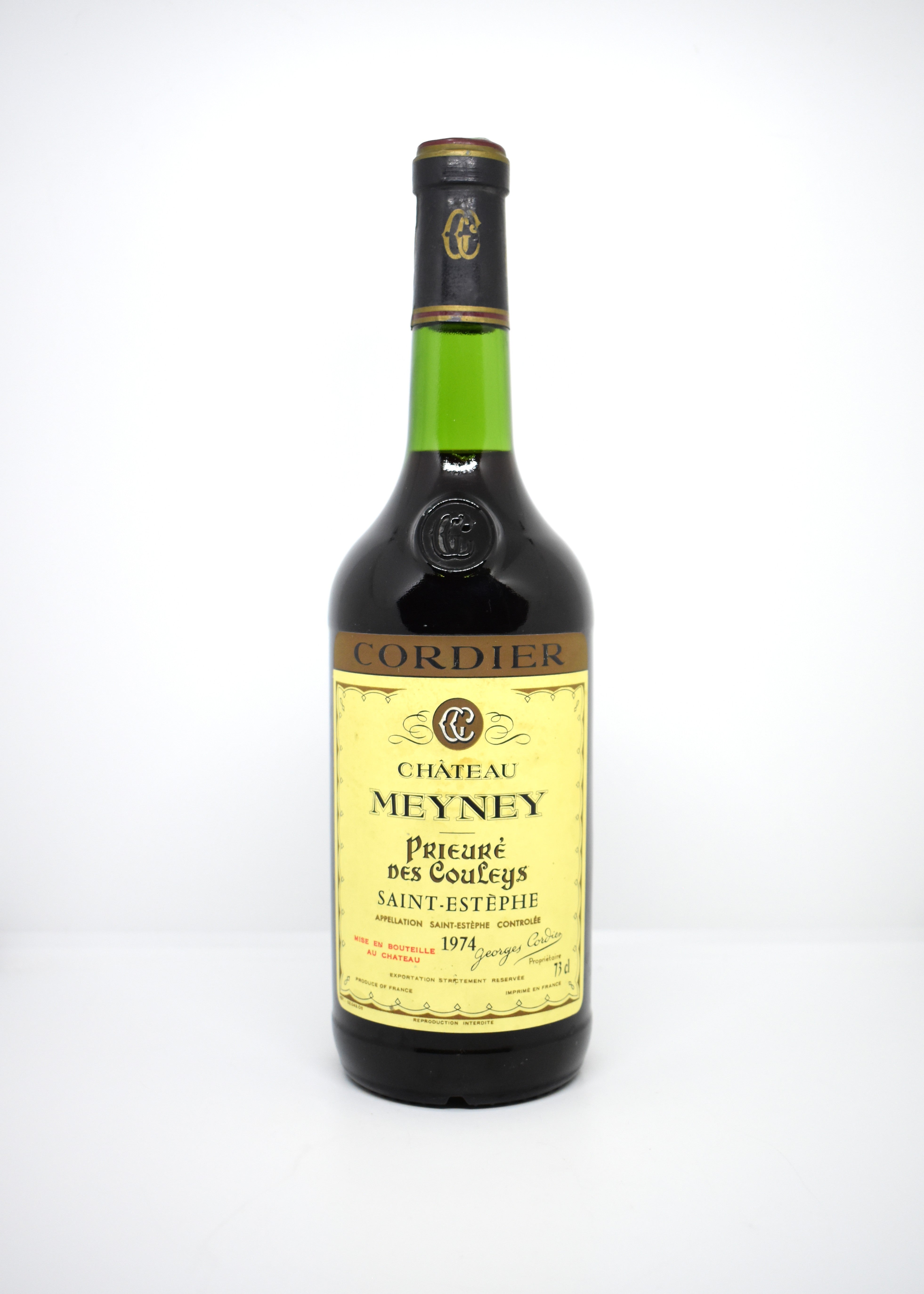 Château Meyney 1974 Prieuré des Couleys | Saint-Estèphe rare de