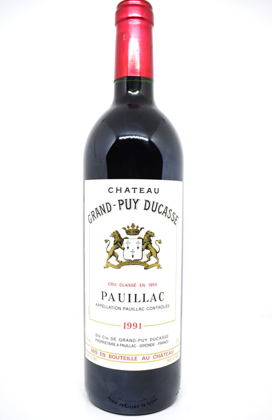 Pauillac 1991, Château Grand-Puy Ducasse, cadeau millésime 1991
