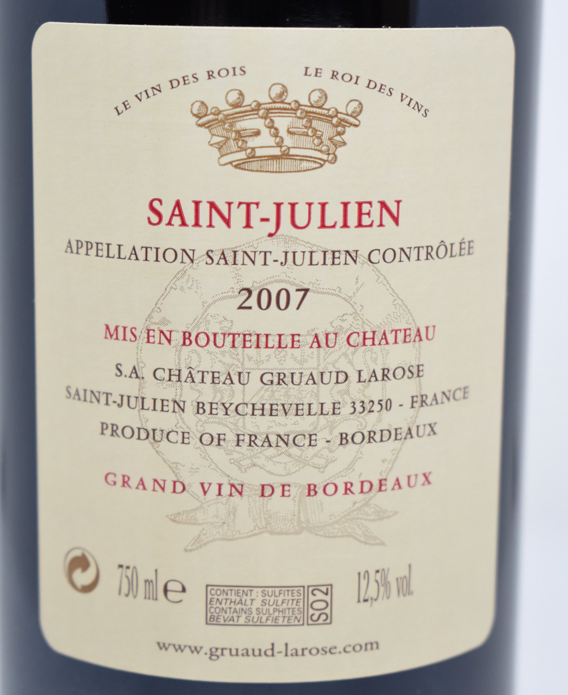 Offrir un Saint-Julien élégant millésimé 2007
