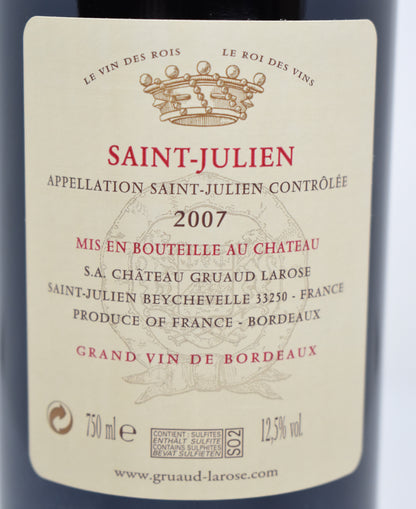 Offrir un Saint-Julien élégant millésimé 2007