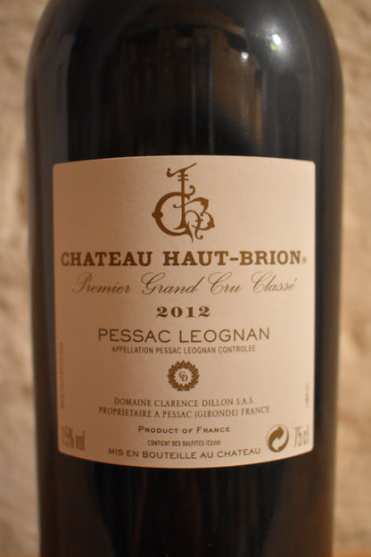 Château Haut-Brion 2012 - Pessac-Léognan