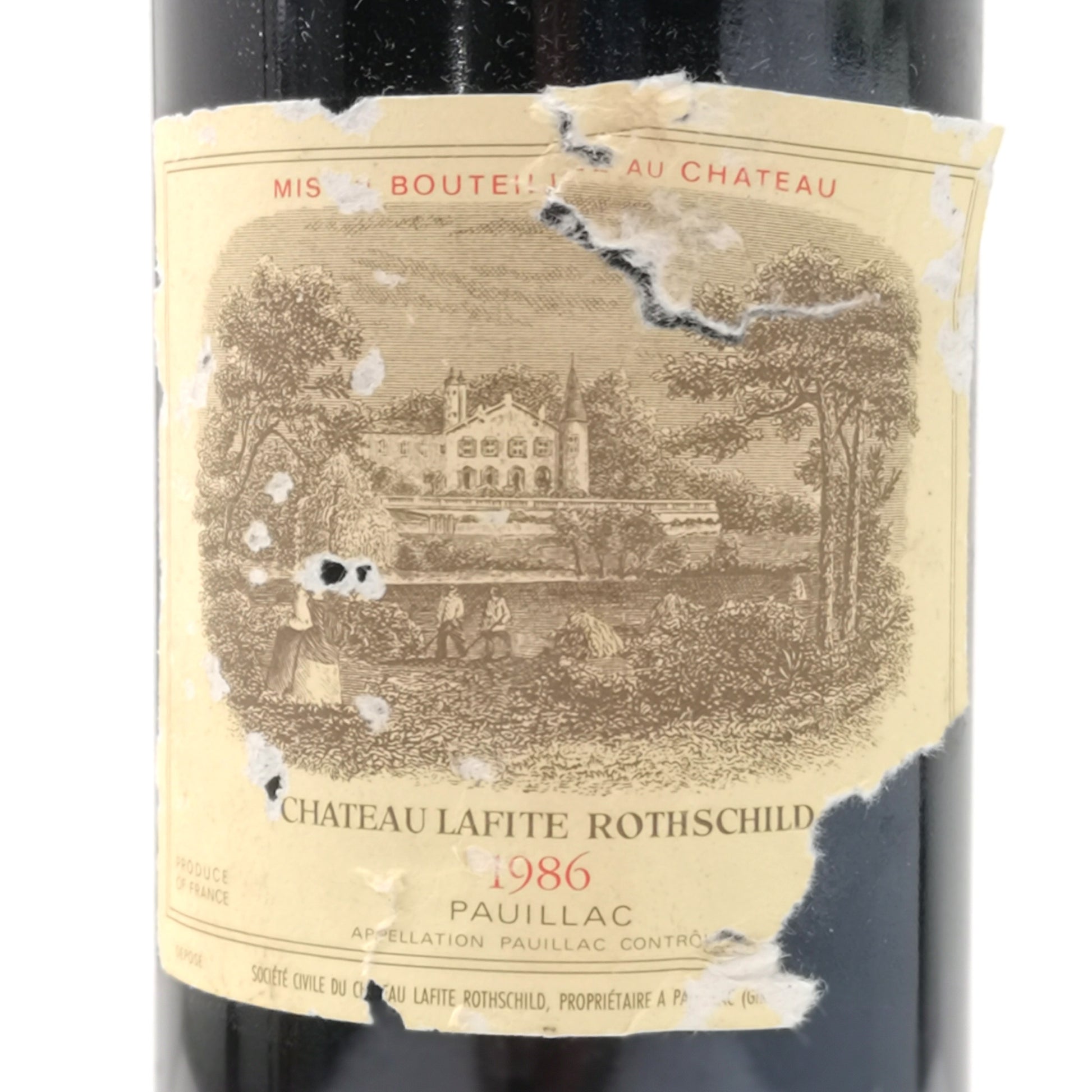 Acheter Château Lafite Rothschild 1986 - Vin de legende