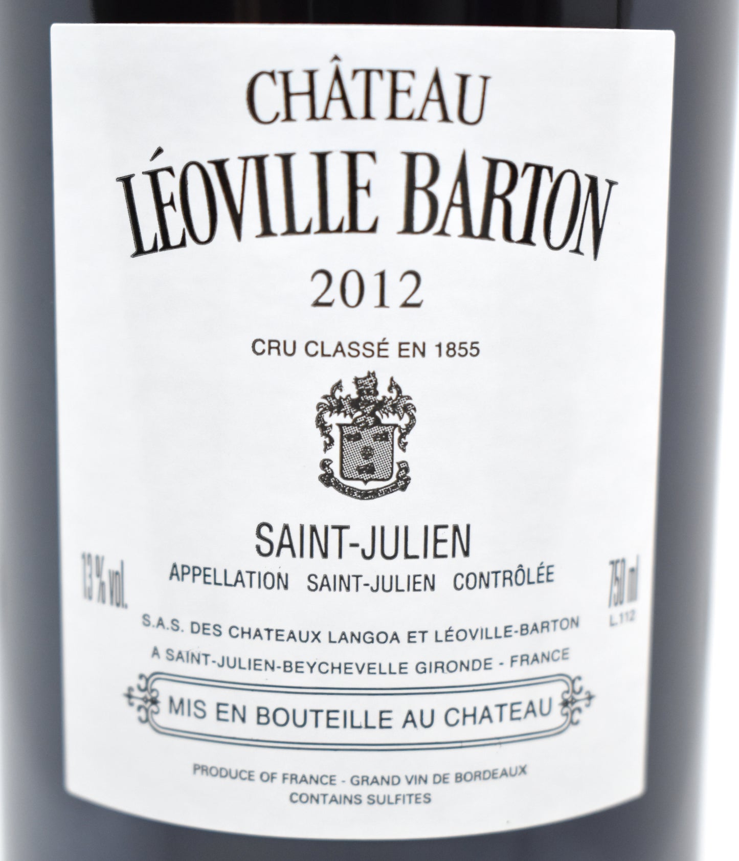 Leoville Barton 2012 - Saint-Julien