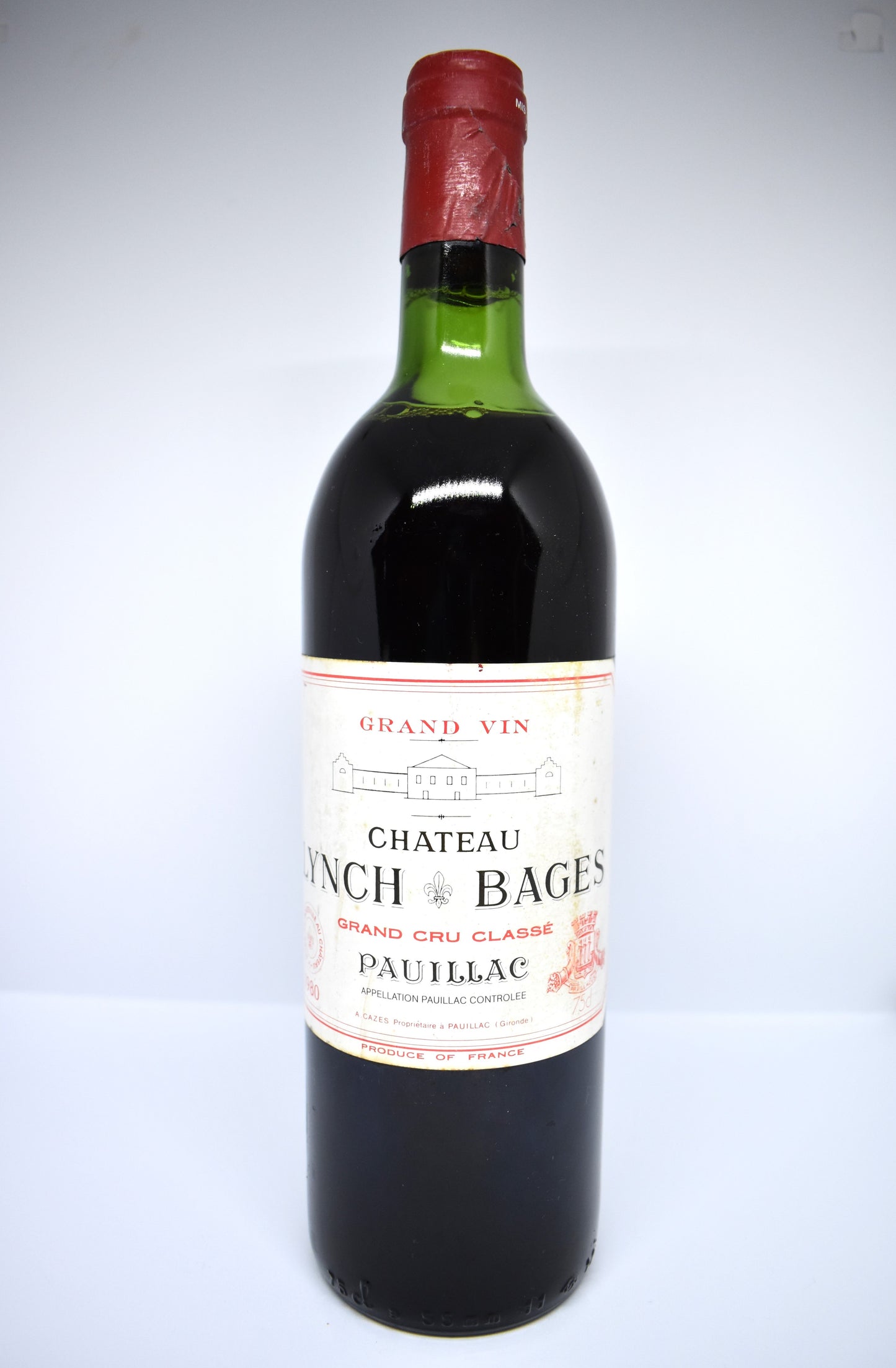Château Lynch-Bages 1980 - Pauillac - commander en ligne