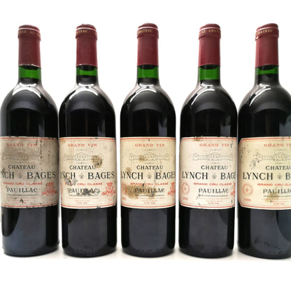 Vin rare Pauillac 1990 Château Lynch Bages