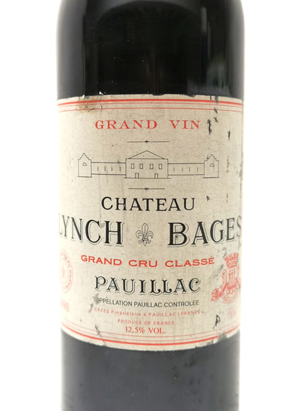 Collection vin Bordeaux Château Lynch Bages 1990