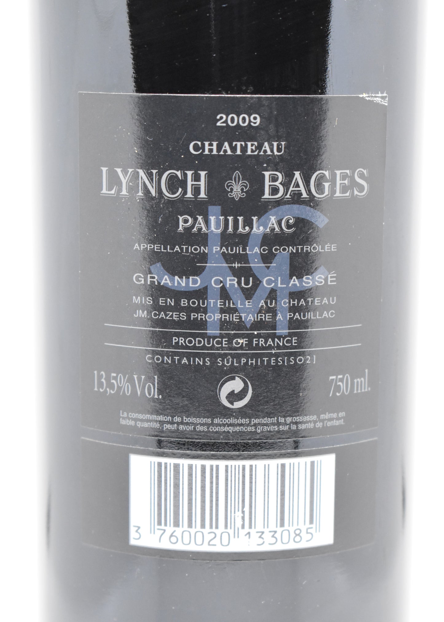 Bouteille Lynch Bages millésime 2009 à vendre