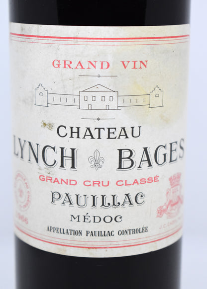 Commander Château Lynch-Bages 1966 en ligne, livraison rapide France et Suisse, Pauillac 1966