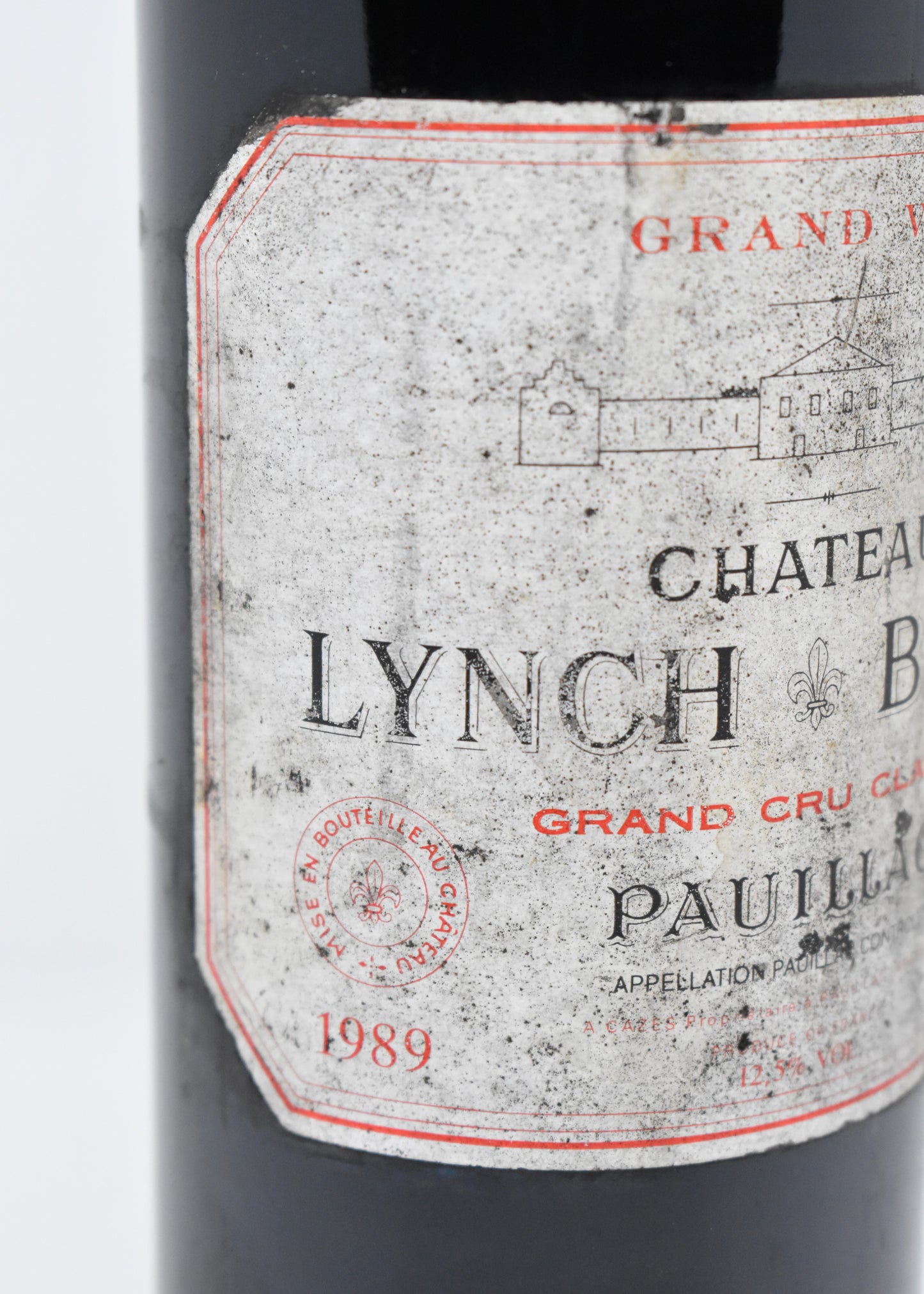 Vin rare Pauillac 1989 Château Lynch Bages