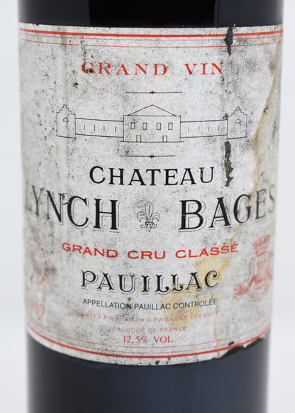 Lynch Bages 1989 vin de collection