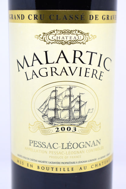 Acheter Château Malartic Lagravière 2003 au meilleur prix