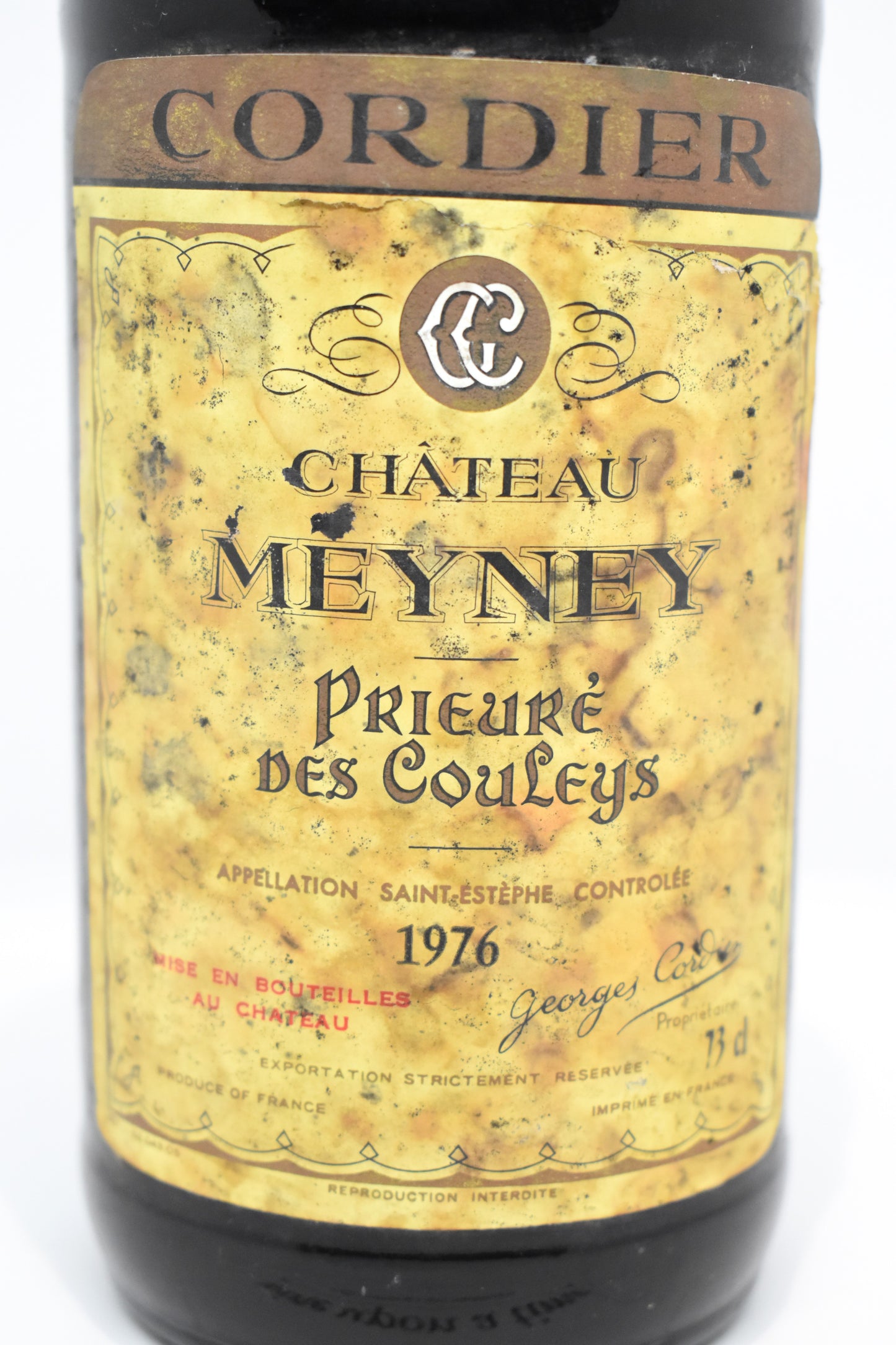 Meyney 1976 "Priory of Couleys" - Saint-Estèphe
