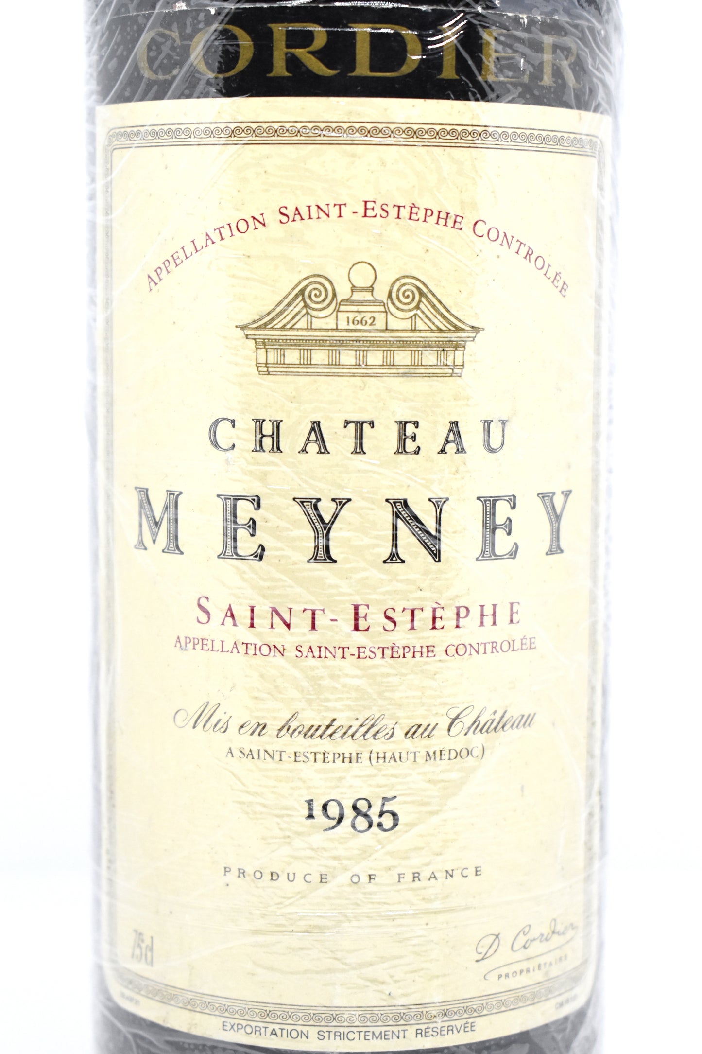 Vin ancien millésime 1985 Saint-Estèphe à vendre