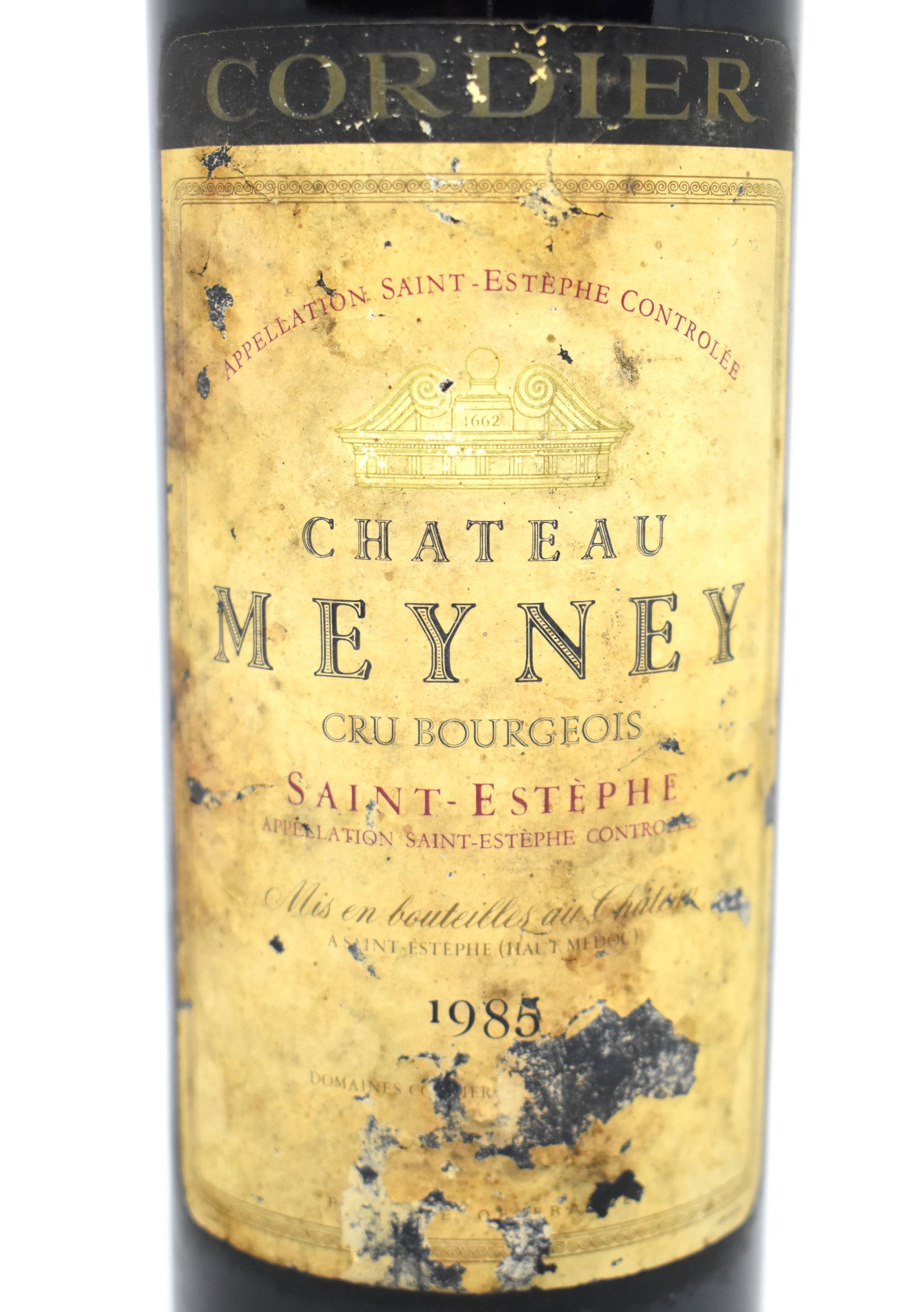 Vin rouge Bordeaux millésime 1985 collection